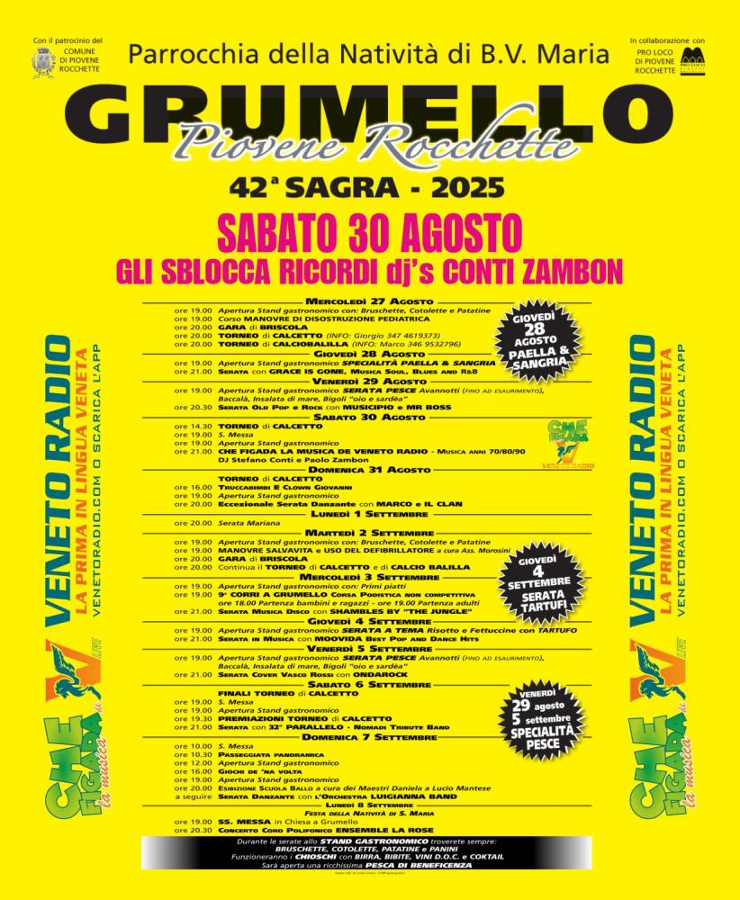 42 Sagra al Grumello - Piovene Rocchette
