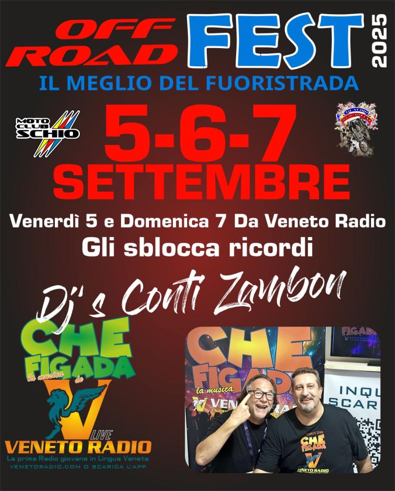 Off Road Fest 2025 il 5-6-7 settembre